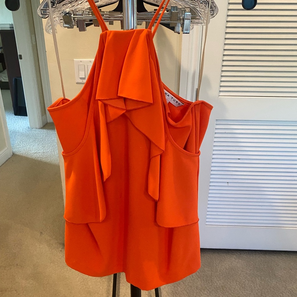 Trina Turk Bold Orange Top